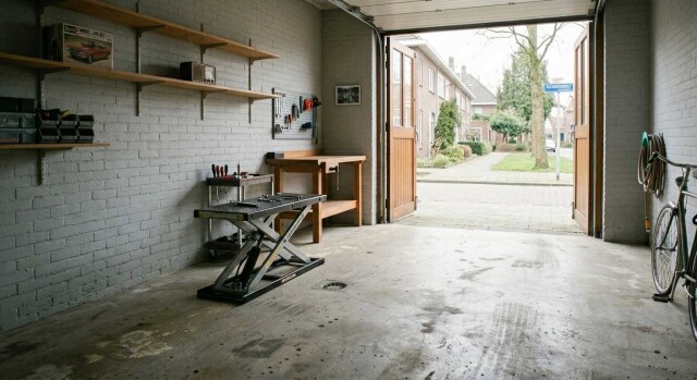 Garage overschie voor
